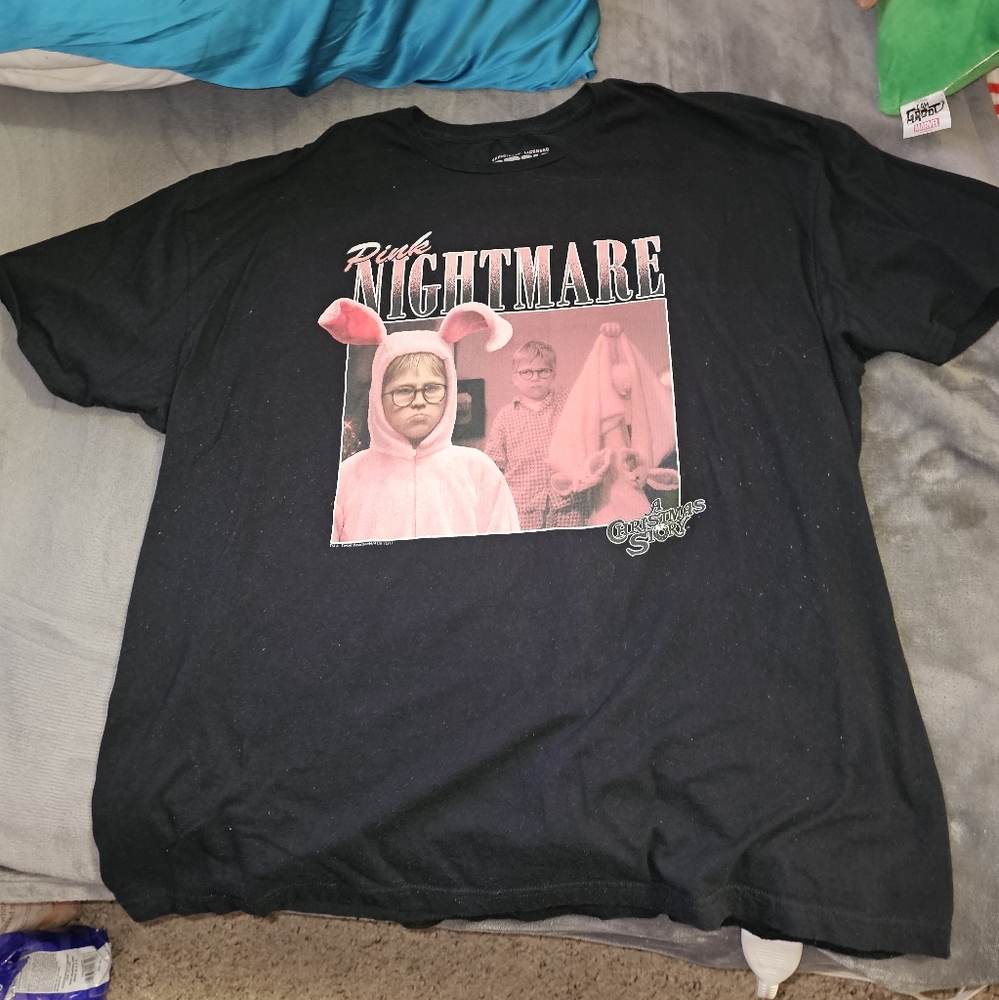 Pink Nightmare Unisex T-Shirt 🐰🦵🎄